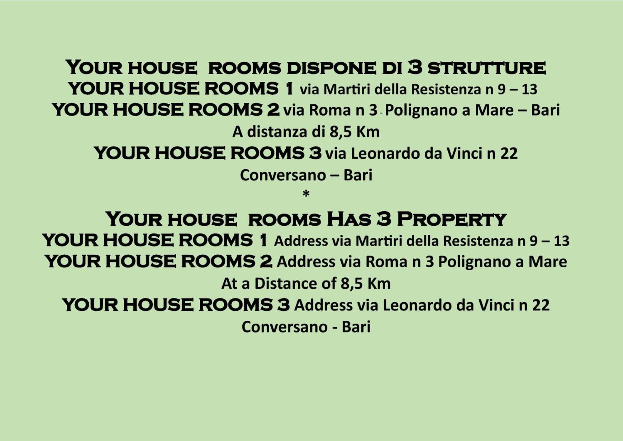 Your House Rooms 3 Conversano Pokój zdjęcie